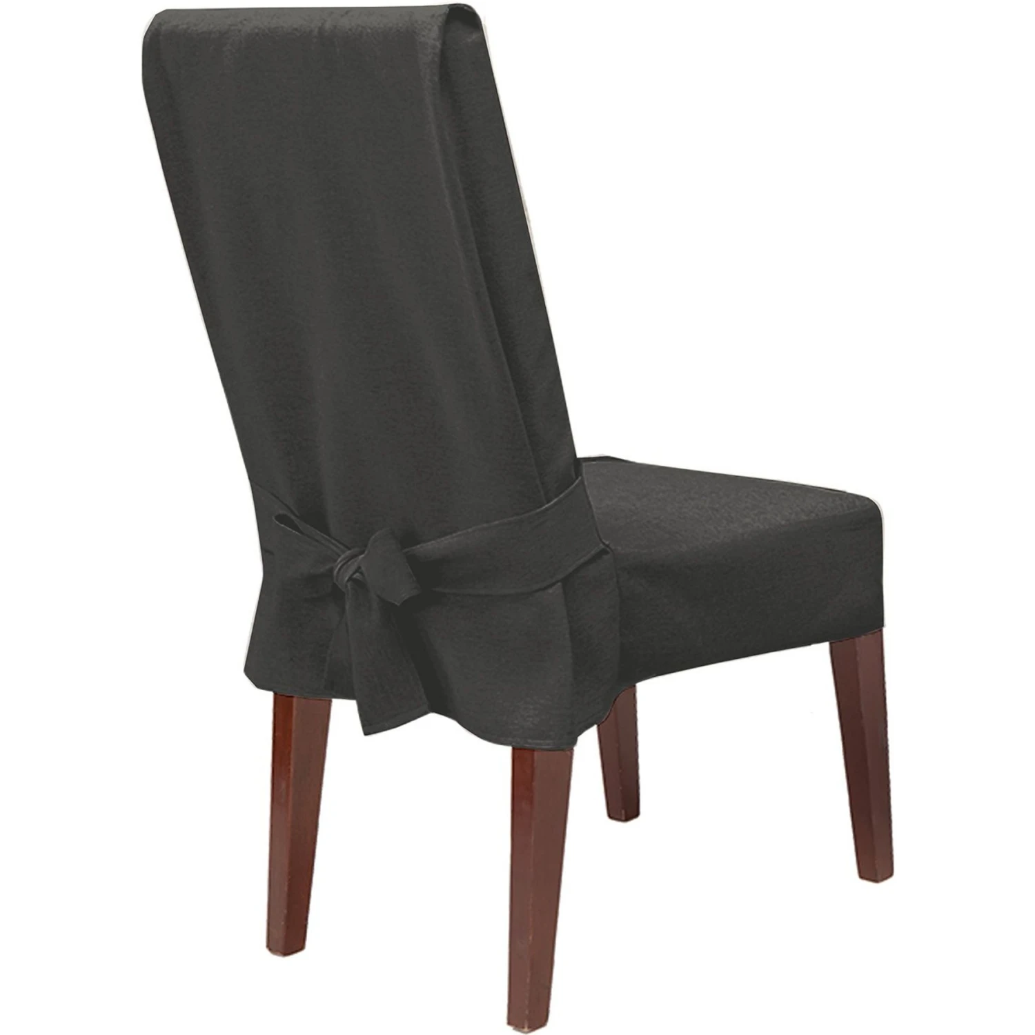 Sure Fit Farmhouse Dining Room Basketweave One Piece Slipcover With Ties Dog & Cat Cover 1 Sure Fit Farmhouse Dining Room Basketweave One Piece Slipcover With Ties Dog & Cat Cover