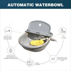 Win World Gazebo Automatic Dog & Cat Feeder, Grey, Large -PetSafe Shop Sale 740734 PT3. AC SS1800 V1671222466