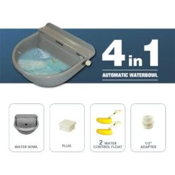 Win World Gazebo Automatic Dog & Cat Feeder, Grey, Large -PetSafe Shop Sale 740734 PT4. AC SS1800 V1671223371