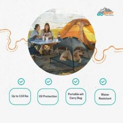 Max & Marlow Go Gear Outdoor Elevated Cat & Dog Bed Mat, Gray, Medium -PetSafe Shop Sale 741902 PT3. AC SS1800 V1674069685