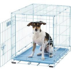 MidWest ICrate Single Door Collapsible Wire Dog Crate, Blue -PetSafe Shop Sale 74292 PT3. AC SS1800 V1569015255
