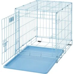 MidWest ICrate Single Door Collapsible Wire Dog Crate, Blue -PetSafe Shop Sale 74292 PT7. AC SS1800 V1562173067