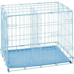 MidWest ICrate Single Door Collapsible Wire Dog Crate, Blue -PetSafe Shop Sale 74292 PT8. AC SS1800 V1562173086