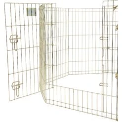 MidWest Wire Dog Exercise Pen With Step-Thru Door, Gold Zinc -PetSafe Shop Sale 74326 PT6. AC SS1800 V1567186142