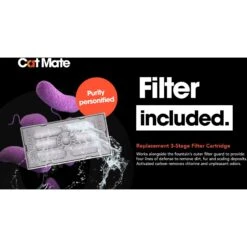 Cat Mate Plastic Dog & Cat Fountain, 67.6-oz -PetSafe Shop Sale 75264 PT3. AC SS1800 V1663712784