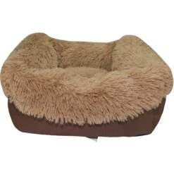 HappyCare Textiles Calming Durable Bolster Dog Bed -PetSafe Shop Sale 760614 PT2. AC SS1800 V1674853477