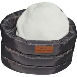 HappyCare Textiles Durable Round Velvet Puppy Dog Bed With Removable Cushion -PetSafe Shop Sale 760678 PT4. AC SS1800 V1674836904