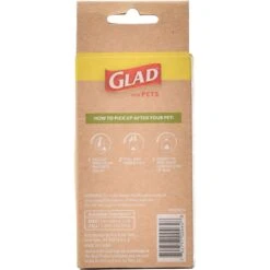 Glad For Pets Compostable Dog Waste Poop Bags, 120 Count -PetSafe Shop Sale 762774 PT2. AC SS1800 V1674757877