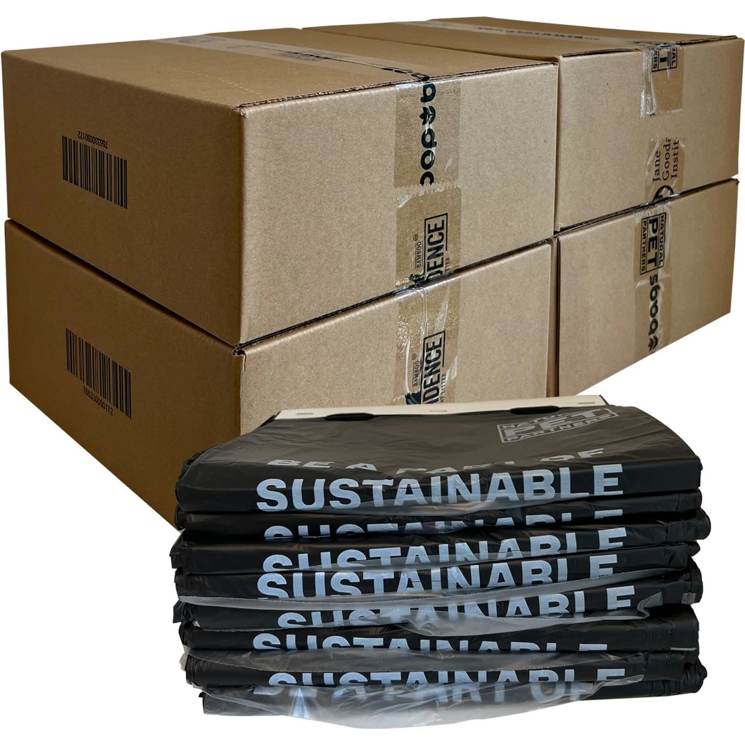 Natural Pet Partners USDA Certified Biobased Flat Header Pull-Strap Dog Waste Bags, 3,200 Count 1 Natural Pet Partners USDA Certified Biobased Flat Header Pull-Strap Dog Waste Bags, 3,200 Count