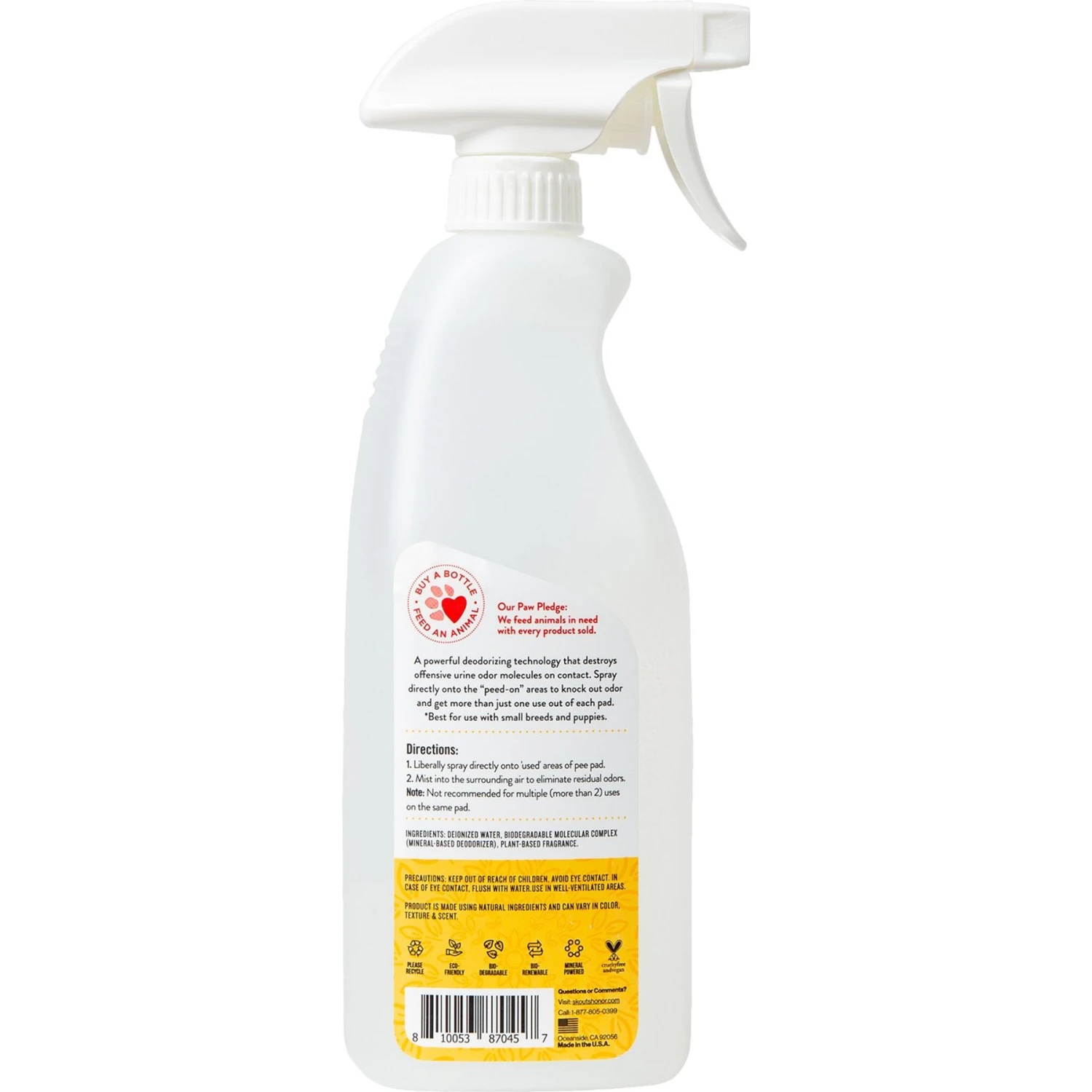 Skout's Honor Dog Pee Pad Refresher Spray, 28-oz Bottle & Pet Parents Pawtect Pads Washable Dog & Cat Pee Pads 3 Skout's Honor Dog Pee Pad Refresher Spray, 28-oz Bottle & Pet Parents Pawtect Pads Washable Dog & Cat Pee Pads - Image 3