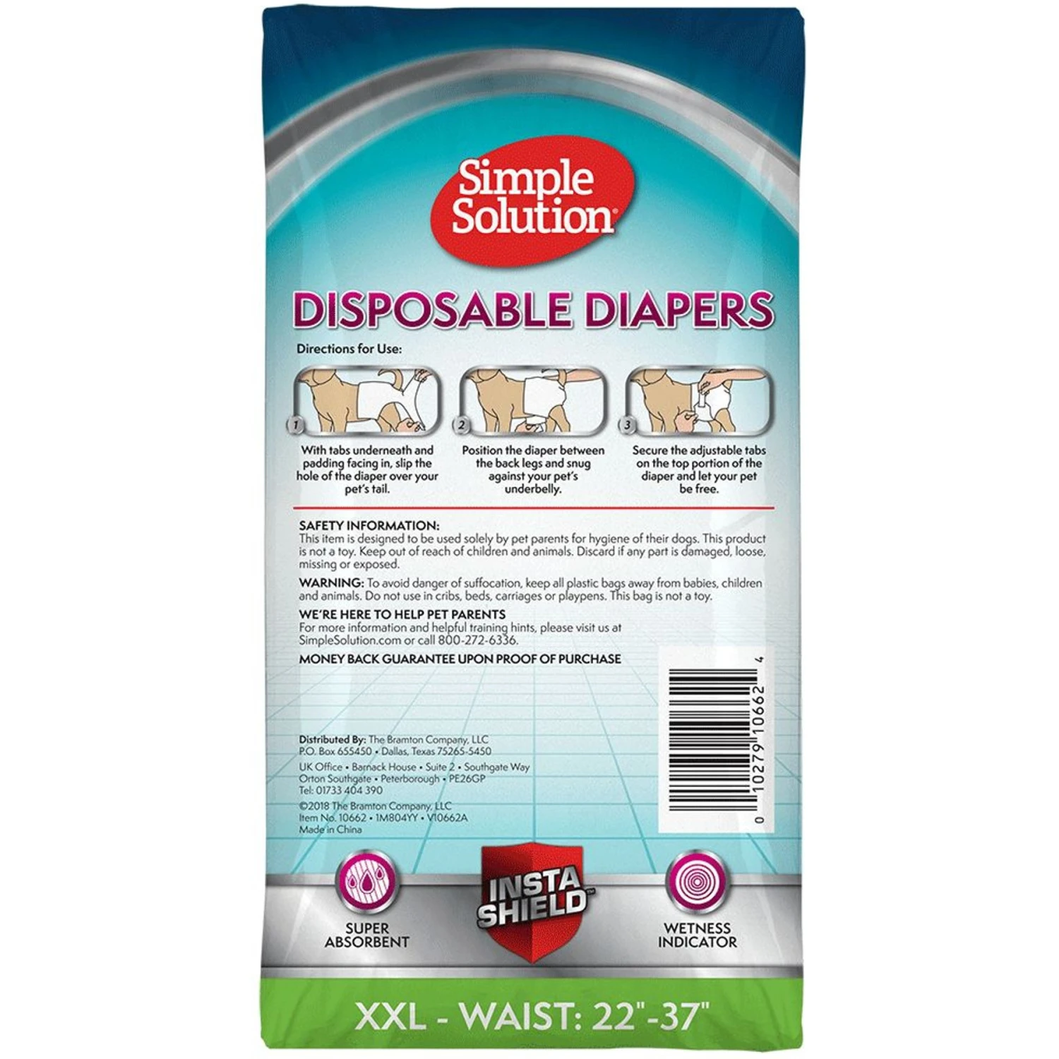 Simple Solution Disposable Female Dog Diapers & Fruitables Pumpkin SuperBlend Digestive Dog & Cat Supplement 3 Simple Solution Disposable Female Dog Diapers & Fruitables Pumpkin SuperBlend Digestive Dog & Cat Supplement - Image 3