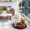 Max & Marlow Plush Round Bolster Cuddler Cat & Dog Bed