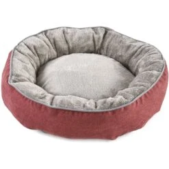 Max & Marlow Plush Round Bolster Cuddler Cat & Dog Bed -PetSafe Shop Sale 780686 PT3. AC SS1800 V1678997567