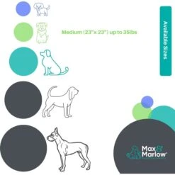 Max & Marlow Plush Pillow Cat & Dog Bed, Large -PetSafe Shop Sale 780718 PT2. AC SS1800 V1678994053