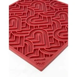 SodaPup Love Hearts E-Mat Dog Lick Mat, Large, Red -PetSafe Shop Sale 781014 PT3. AC SS1800 V1685463027