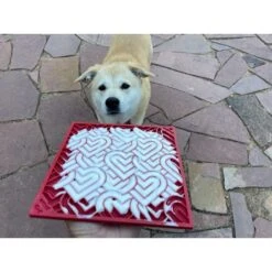 SodaPup Love Hearts E-Mat Dog Lick Mat, Large, Red -PetSafe Shop Sale 781014 PT4. AC SS1800 V1685472688
