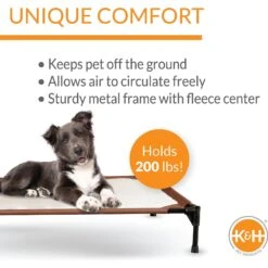 K&H Pet Products Self-Warming Elevated Dog Bed -PetSafe Shop Sale 78467 PT2. AC SS1800 V1607159826