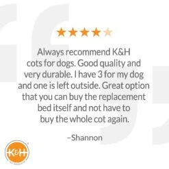 K&H Pet Products Self-Warming Elevated Dog Bed -PetSafe Shop Sale 78467 PT8. AC SS1800 V1607154424