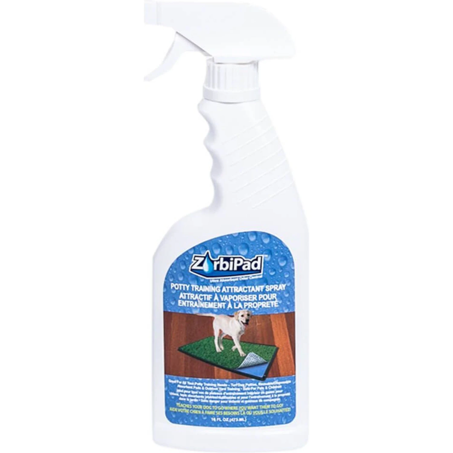 ZorbiPad ZorbiPad Dog Potty Training Attractant, 16-oz Bottle 1 ZorbiPad ZorbiPad Dog Potty Training Attractant, 16-oz Bottle
