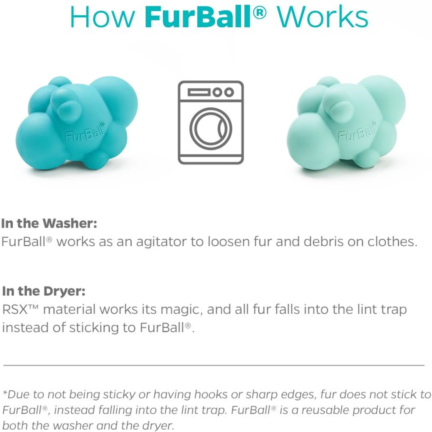 Pet Parents FurBall Laundry Pet Hair Remover, 2 Count 2 Pet Parents FurBall Laundry Pet Hair Remover, 2 Count - Image 2