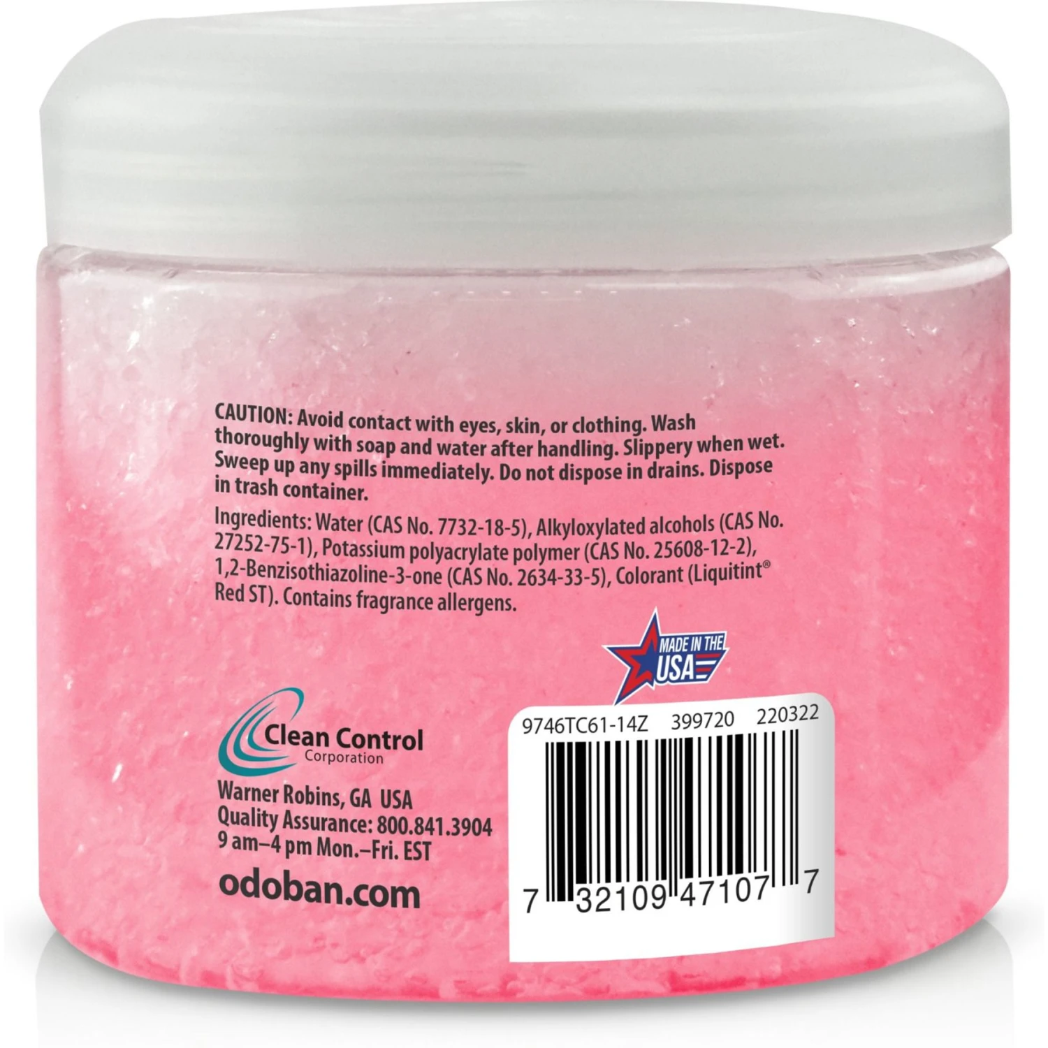 OdoBan OdoMagnet Odor Eliminator Tropical Gel Crystals Deodorizer, 14-oz Jar 2 OdoBan OdoMagnet Odor Eliminator Tropical Gel Crystals Deodorizer, 14-oz Jar - Image 2