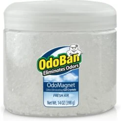 OdoBan OdoMagnet Odor Eliminator Fresh Air Gel Crystals Deodorizer, 14-oz Jar
