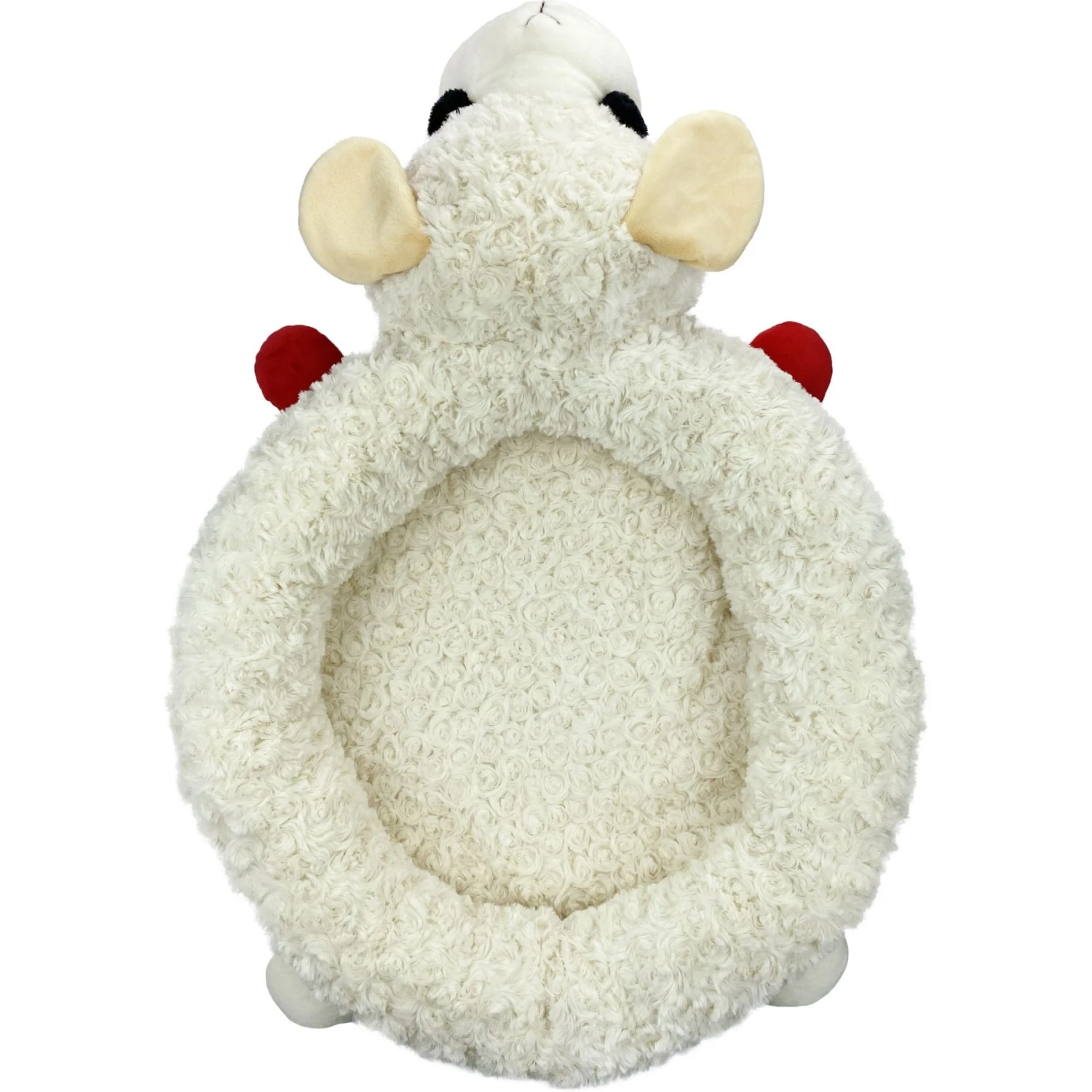 Multipet Lamb Chop Bolster Cat & Dog Bed With Removable Cover 3 Multipet Lamb Chop Bolster Cat & Dog Bed With Removable Cover - Image 3