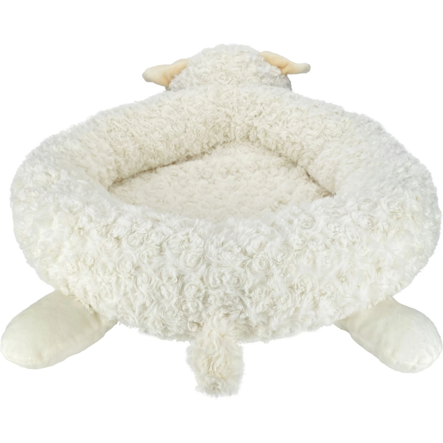 Multipet Lamb Chop Bolster Cat & Dog Bed With Removable Cover 4 Multipet Lamb Chop Bolster Cat & Dog Bed With Removable Cover - Image 4