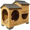 ZooVilla Indoor & Outdoor Bunny Lounge, Brown