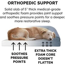 FurHaven Plush Fur & Almond Print Orthopedic Deluxe L-Chaise Sofa Cat & Dog Bed 15 FurHaven Plush Fur & Almond Print Orthopedic Deluxe L-Chaise Sofa Cat & Dog Bed -PetSafe Shop Sale 824582 PT6. AC SS1800 V1703798159