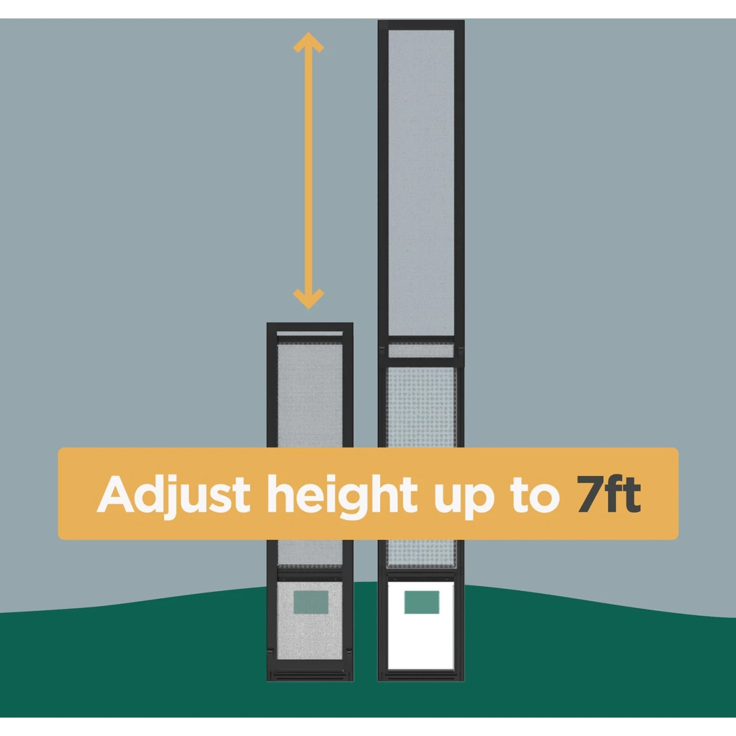 Hakuna Pets Black Patio Dog & Cat Door 5 Hakuna Pets Black Patio Dog & Cat Door - Image 5