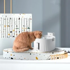 Hanamya Automatic Dog & Cat Water Fountain, White -PetSafe Shop Sale 838862 PT2. AC SS1800 V1682371052