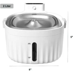 Hanamya Automatic Dog & Cat Water Fountain, White -PetSafe Shop Sale 838862 PT3. AC SS1800 V1682370999