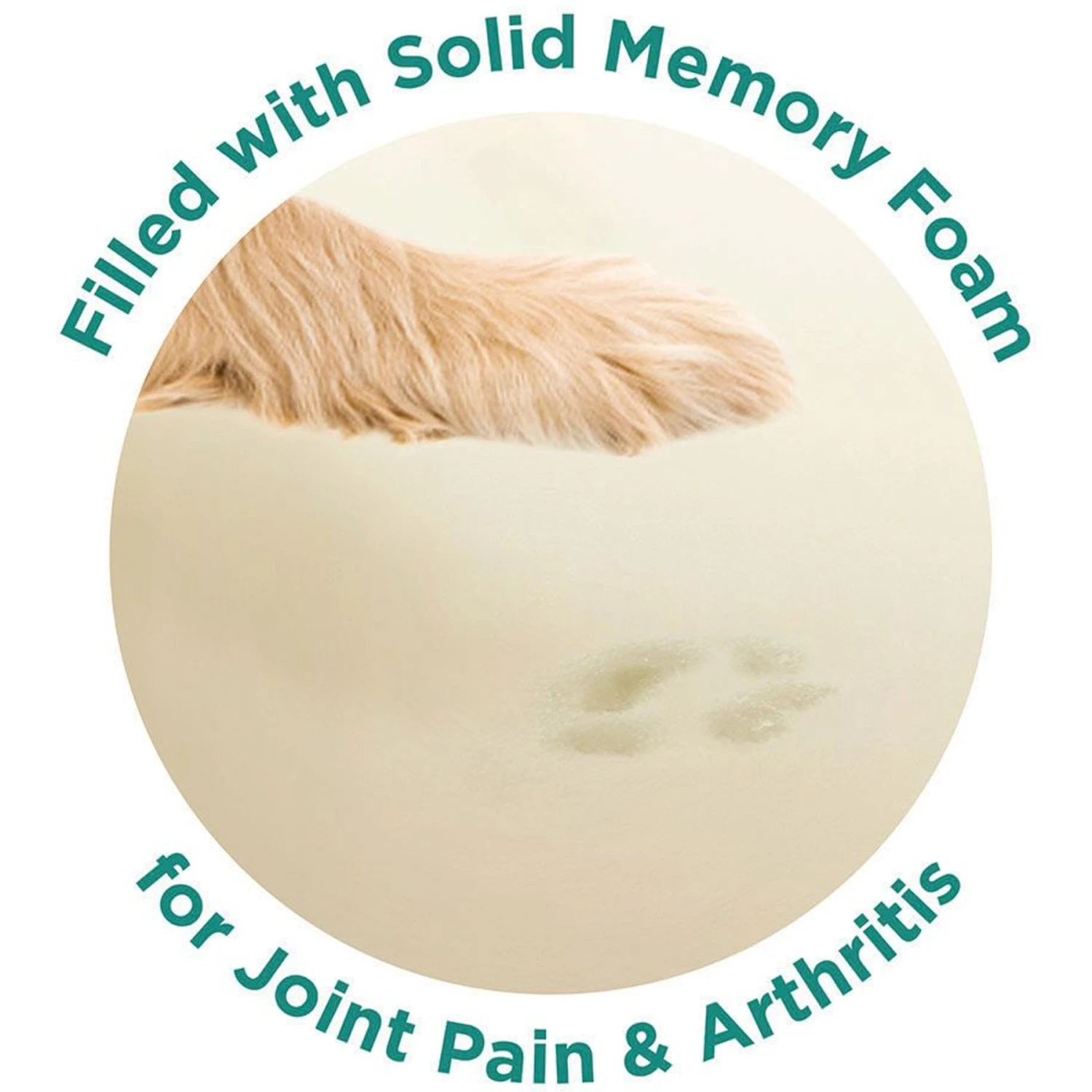 Friends Forever Serena Calming Oval Cuddler Bolster With Memory Foam Dog & Cat Bed 4 Friends Forever Serena Calming Oval Cuddler Bolster With Memory Foam Dog & Cat Bed - Image 4