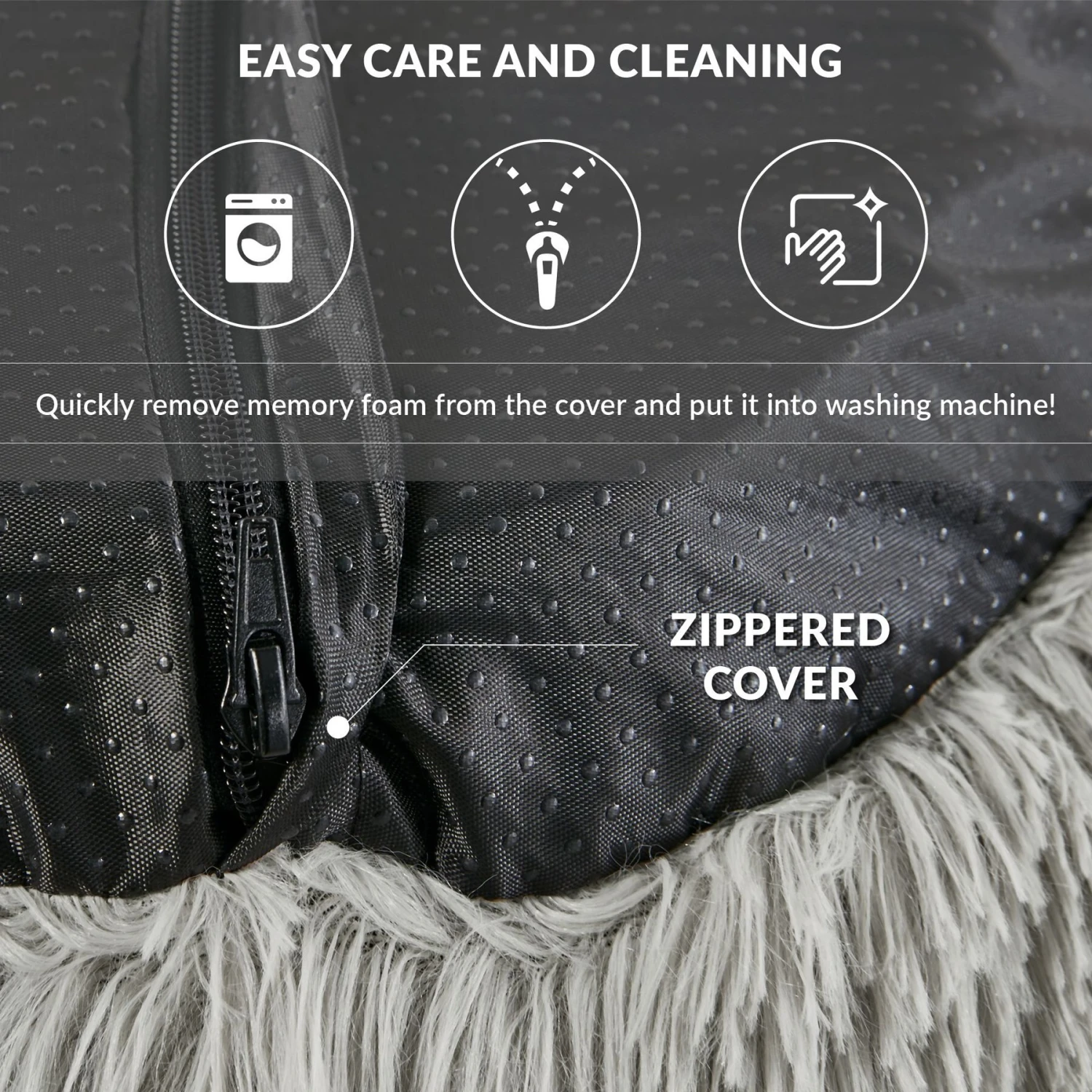 Friends Forever Serena Calming Oval Cuddler Bolster With Memory Foam Dog & Cat Bed 6 Friends Forever Serena Calming Oval Cuddler Bolster With Memory Foam Dog & Cat Bed - Image 6