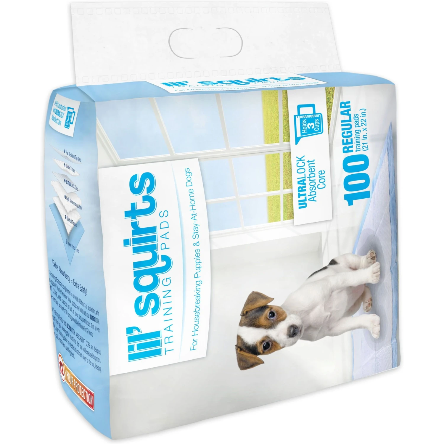 Lil' Squirts Dog Training Pads, 100 Count 2 Lil' Squirts Dog Training Pads, 100 Count - Image 2