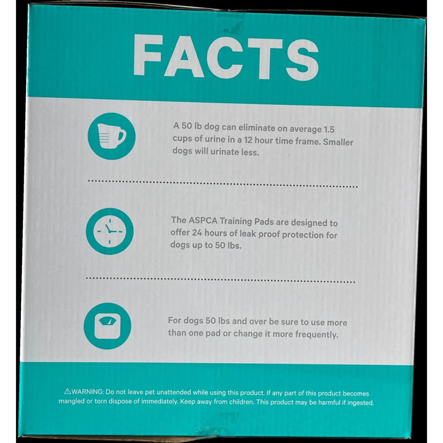 ASPCA Dog Training Pads, 27 X 44-in, 50 Count, Fresh Scented 4 ASPCA Dog Training Pads, 27 X 44-in, 50 Count, Fresh Scented - Image 4