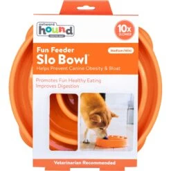 Outward Hound Fun Feeder Interactive Dog Bowl, Orange -PetSafe Shop Sale 85929 PT6. AC SS1800 V1694287305