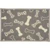 Loving Pets Polka Dots Bone Dog Placemat