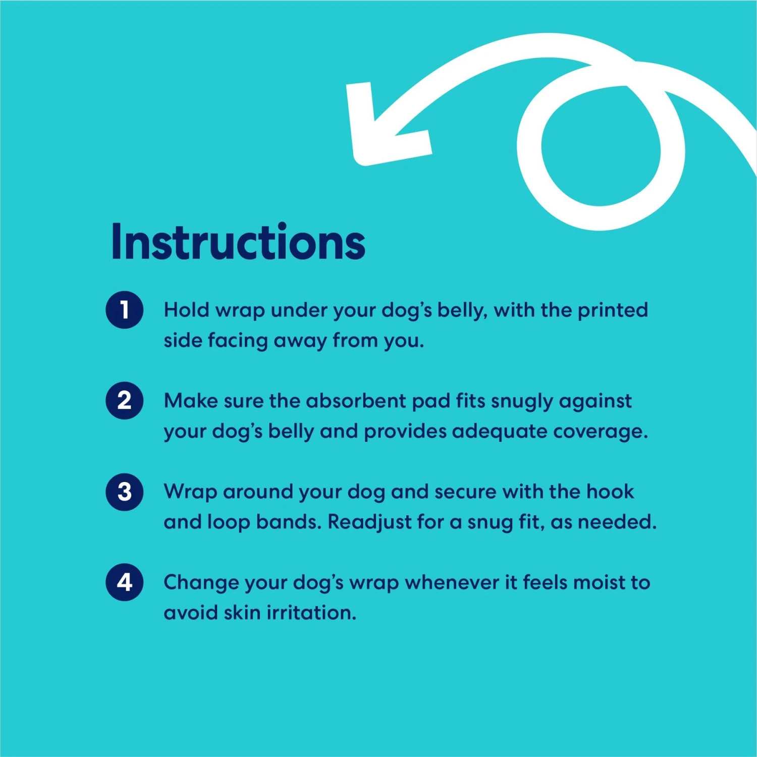 Frisco Washable Dog Diaper Male Wraps 5 Frisco Washable Dog Diaper Male Wraps - Image 5