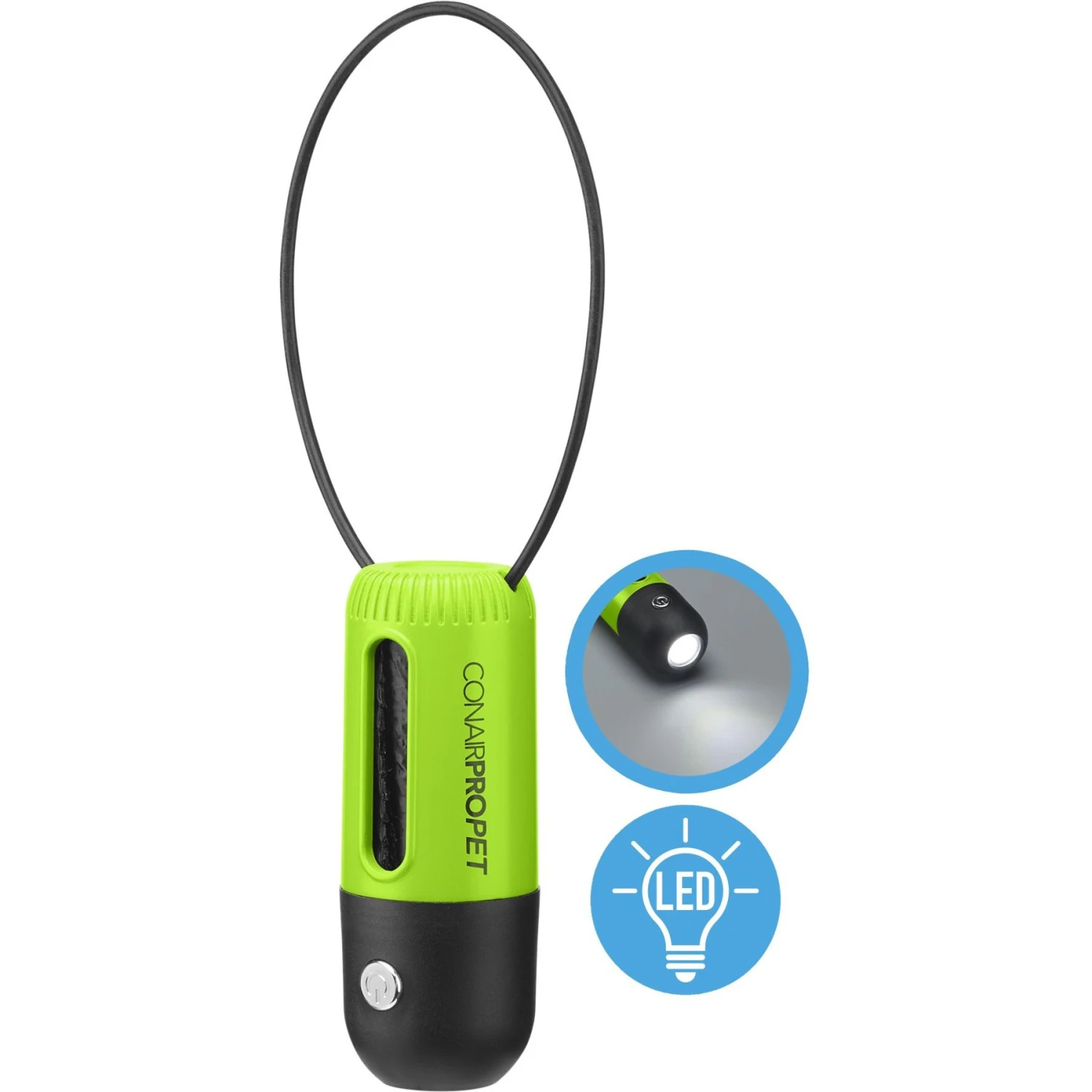 ConairPROPET LED Poop Bag Dispenser With Bungee Cord Loop 1 ConairPROPET LED Poop Bag Dispenser With Bungee Cord Loop