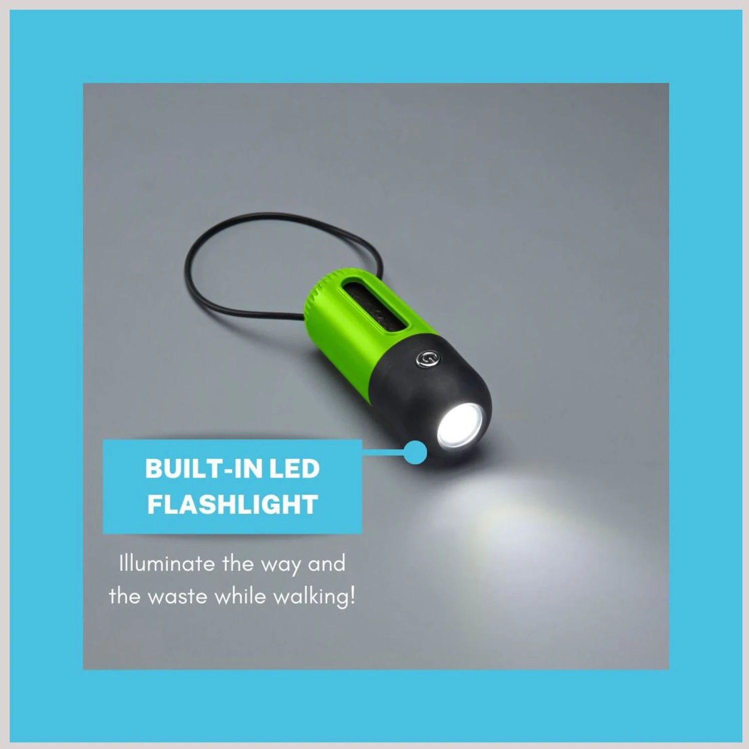 ConairPROPET LED Poop Bag Dispenser With Bungee Cord Loop 3 ConairPROPET LED Poop Bag Dispenser With Bungee Cord Loop - Image 3