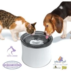 Pioneer Pet Vortex Drinking Dog & Cat Fountain, Gray, Medium -PetSafe Shop Sale 873102 PT3. AC SS1800 V1686328488