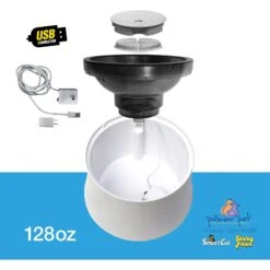 Pioneer Pet Vortex Drinking Dog & Cat Fountain, Gray, Medium -PetSafe Shop Sale 873102 PT4. AC SS1800 V1686338352