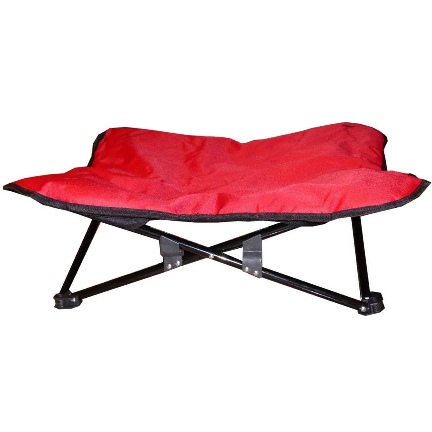 HDP Elevated Padded Napper Cot Space Saver Dog Bed, Red, Large 2 HDP Elevated Padded Napper Cot Space Saver Dog Bed, Red, Large - Image 2