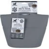 Pounce + Fetch Heavy Duty Silicone Travel Bag Bowl, Gray, 4-cup