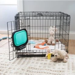 Pounce + Fetch Cage Collapsible Foldable Bowl, Teal, 16-oz -PetSafe Shop Sale 883342 PT2. AC SS1800 V1686246277