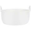Waggo Handle It Ceramic Cat & Dog Bowl, White, Medium