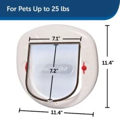 PetSafe 4-Way Locking Cat Door, Up To 25-lbs -PetSafe Shop Sale 89196 PT5. AC SS1800 V1628121726