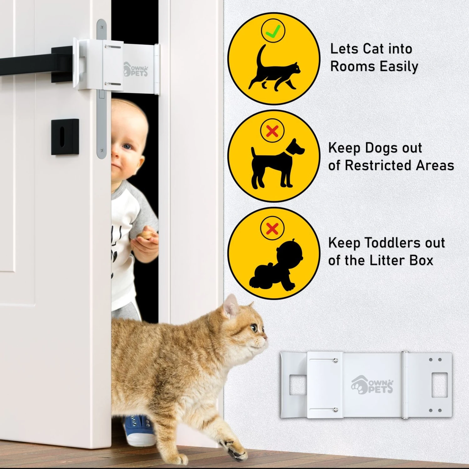Ownpets Adjustable Door Latch 4 Ownpets Adjustable Door Latch - Image 4